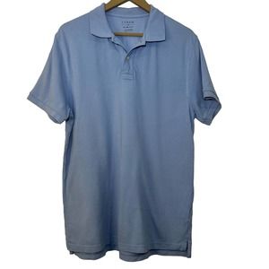 J. Crew Men's Large Polo Slim Fit Light Blue